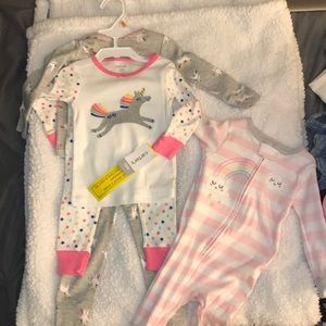 Baby girl pajama bundle